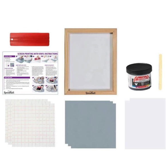 Speedball Beginner Screen Printing Craft Vinyl Kit - Picture 2 of 5